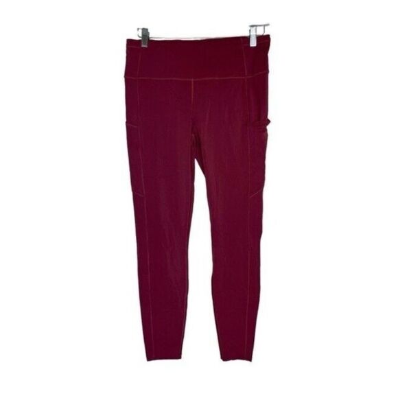 Lululemon Fast and Free High-Rise Crop II 23" *Non-Reflective Leggings /Cassis - Picture 6 of 9